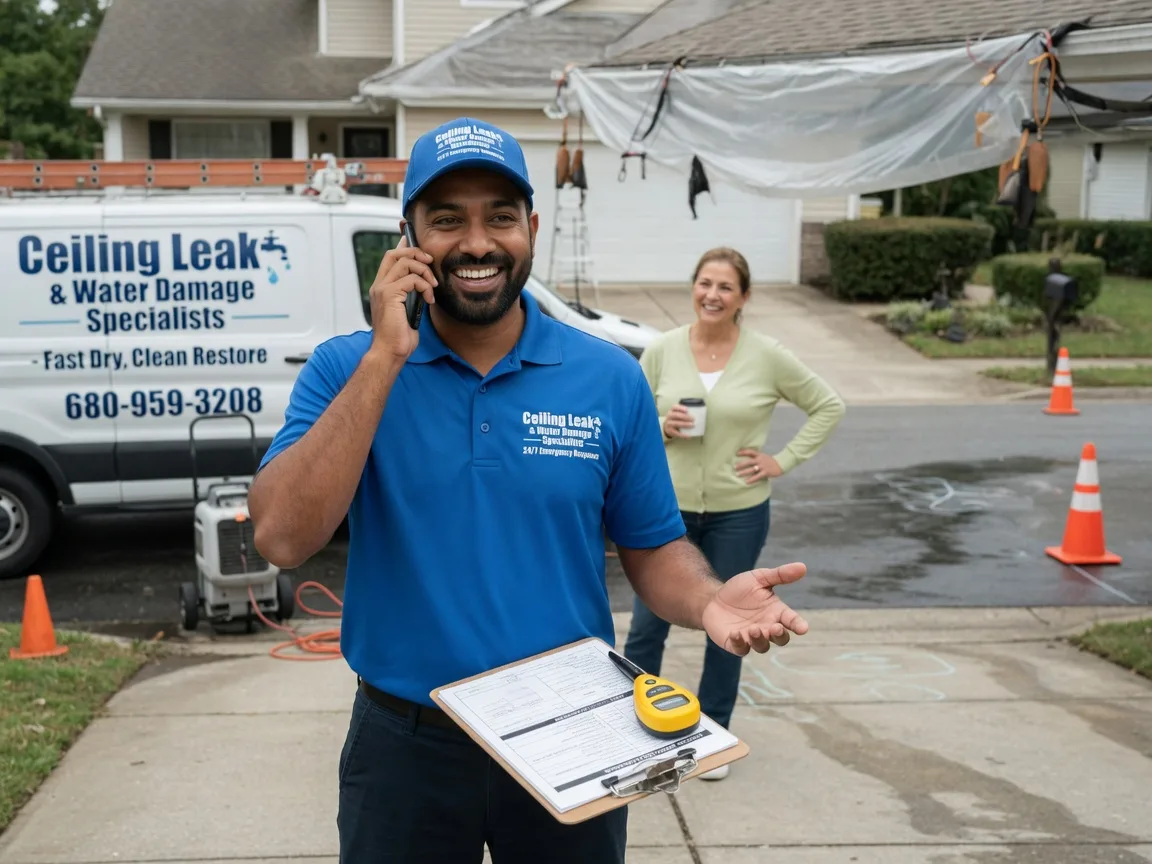 Ceiling Leak Cleanup Youngtown, AZ FAQs